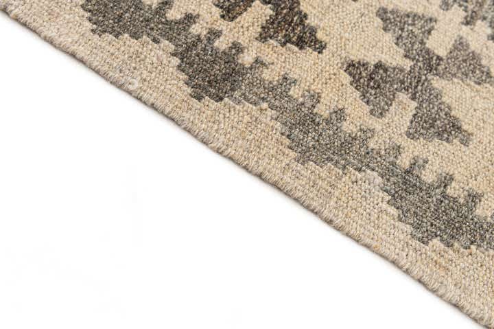3' 4 x 5' Hand Woven Kilim Maymana Wool Rug
