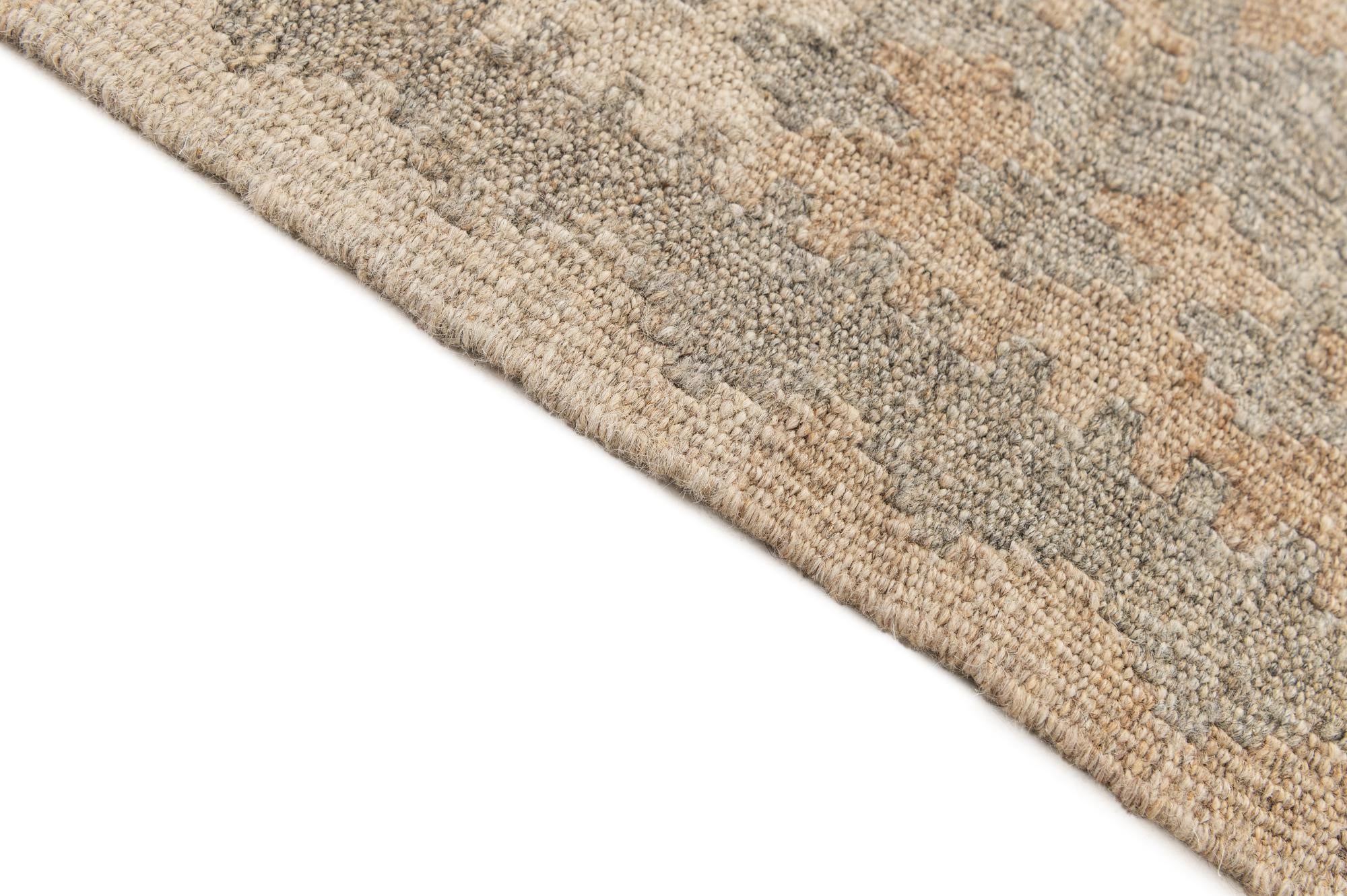 3' 3 x 4' 11 Hand Woven Kilim Maymana Wool Rug