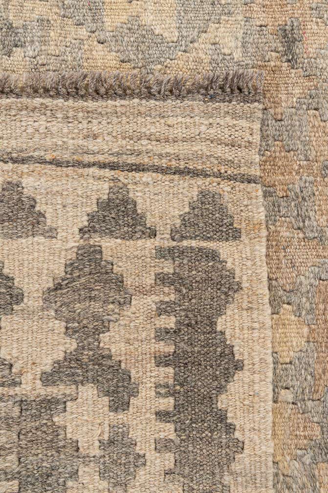 3' 3 x 4' 11 Hand Woven Kilim Maymana Wool Rug