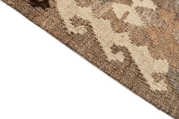 3' 5 x 5' Hand Woven Kilim Maymana Wool Rug