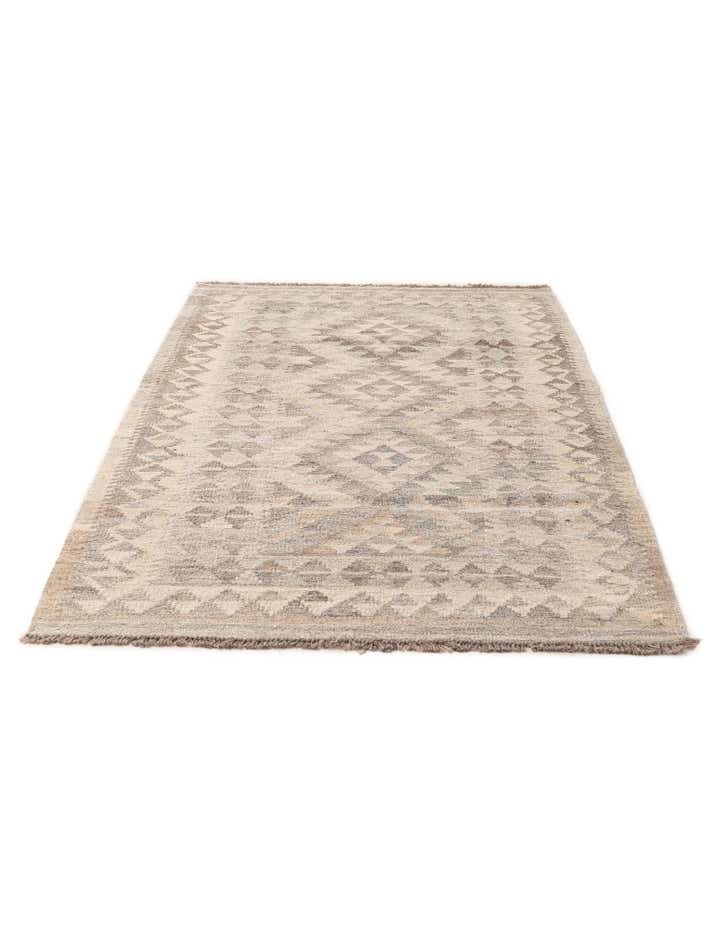 3' 3 x 5' 3 Hand Woven Kilim Maymana Wool Rug