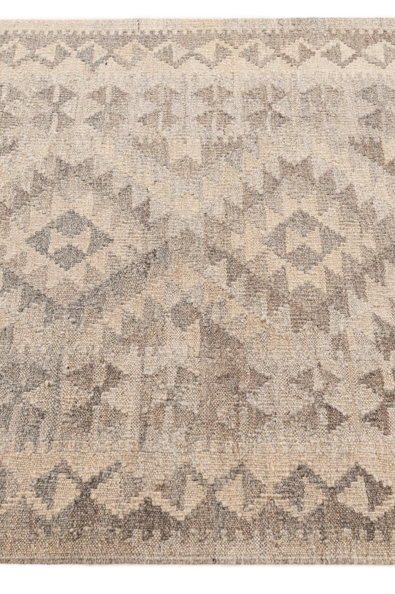 3' 3 x 5' 3 Hand Woven Kilim Maymana Wool Rug