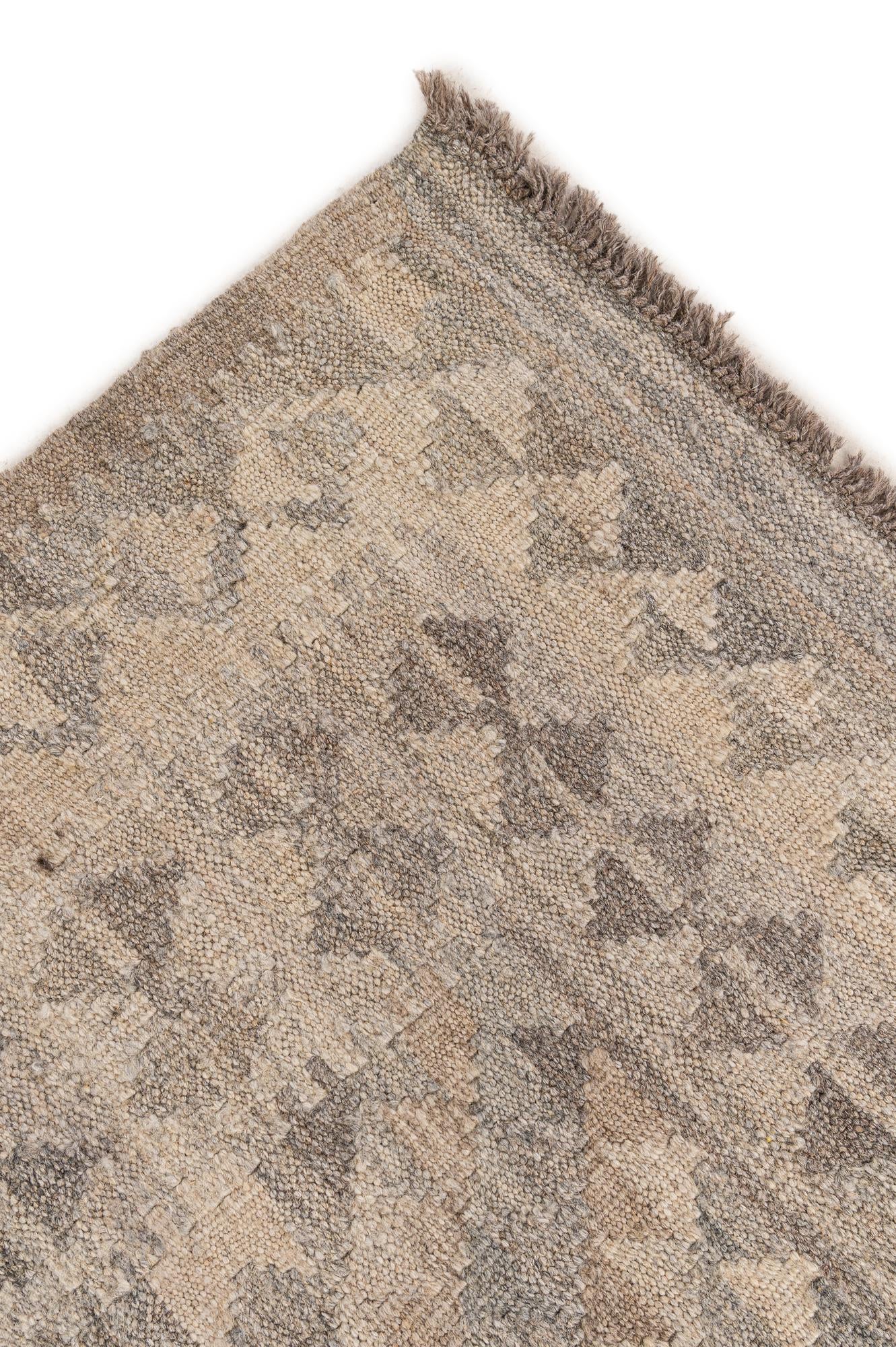 3' 3 x 5' 3 Hand Woven Kilim Maymana Wool Rug