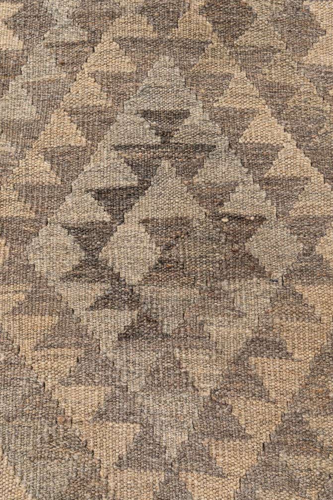 3' 4 x 5' 3 Hand Woven Kilim Maymana Wool Rug