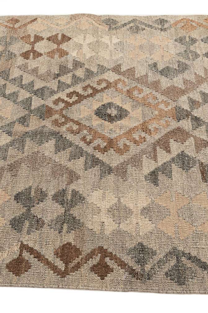 3' 3 x 5' 11 Hand Woven Kilim Maymana Wool Rug