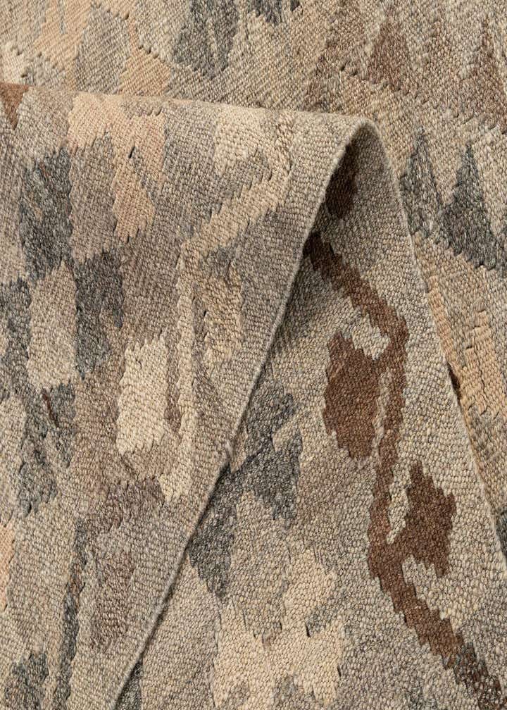 3' 3 x 5' 11 Hand Woven Kilim Maymana Wool Rug