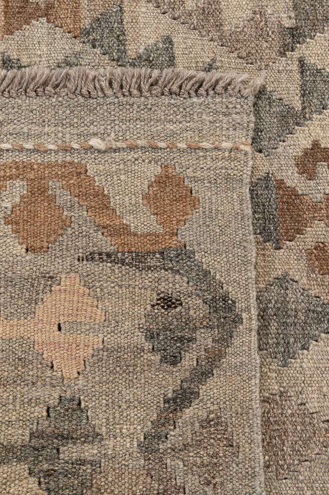 3' 3 x 5' 11 Hand Woven Kilim Maymana Wool Rug