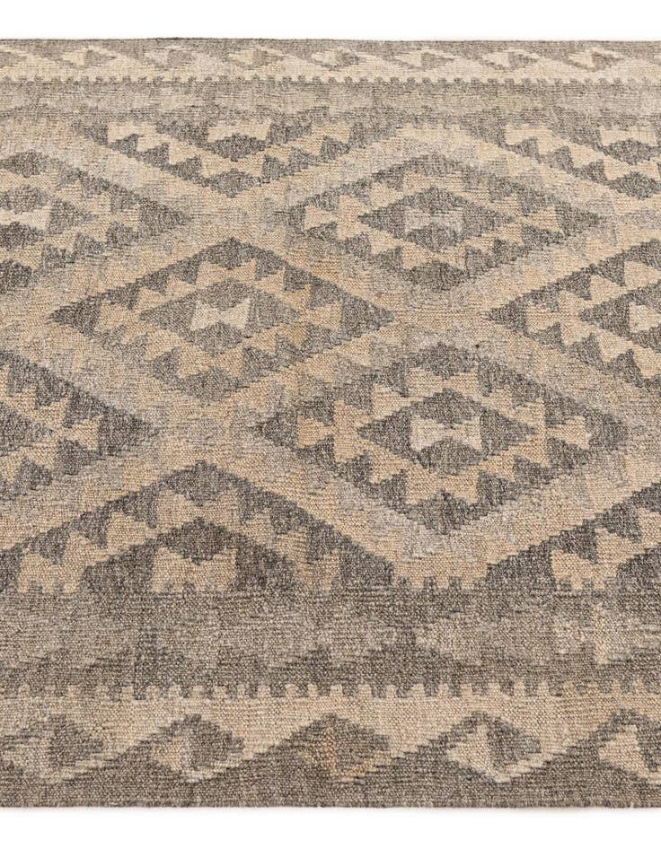 Detail image of 3' 6 x 4' 9  Hand Woven Kilim Maymana Wool Rug