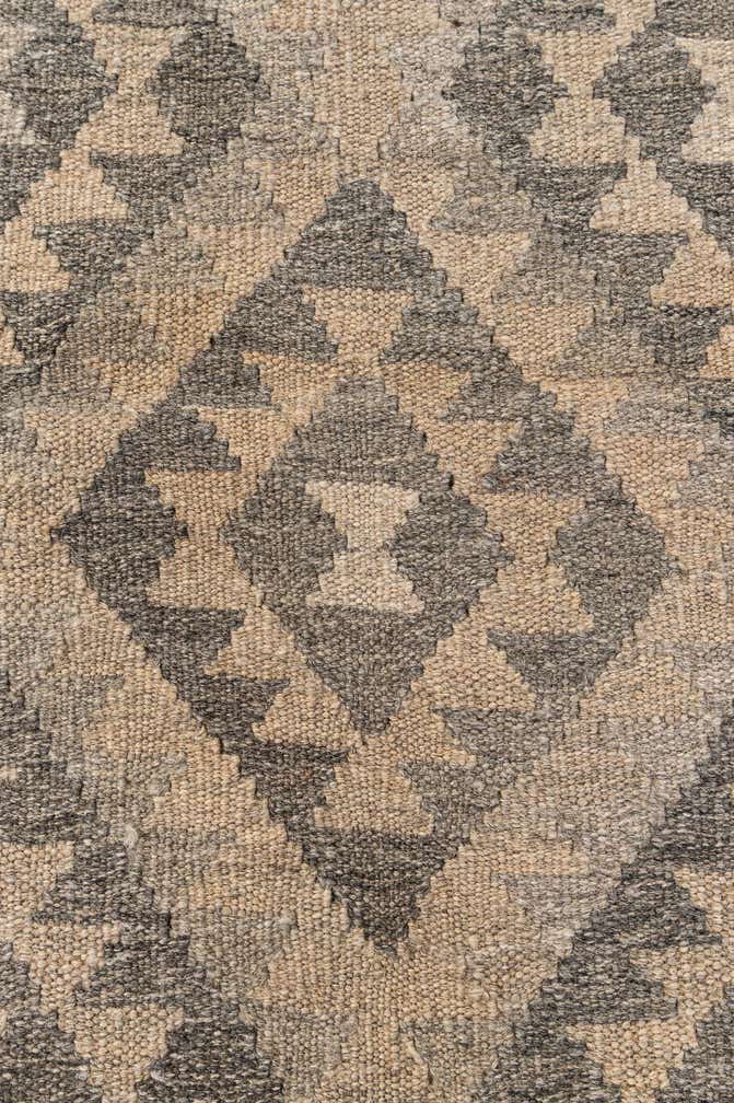 3' 6 x 4' 9 Hand Woven Kilim Maymana Wool Rug