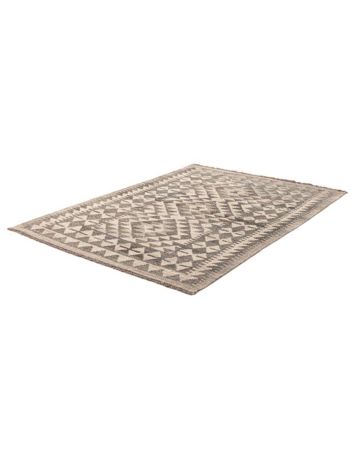 3' 6 x 5' Hand Woven Kilim Maymana Wool Rug