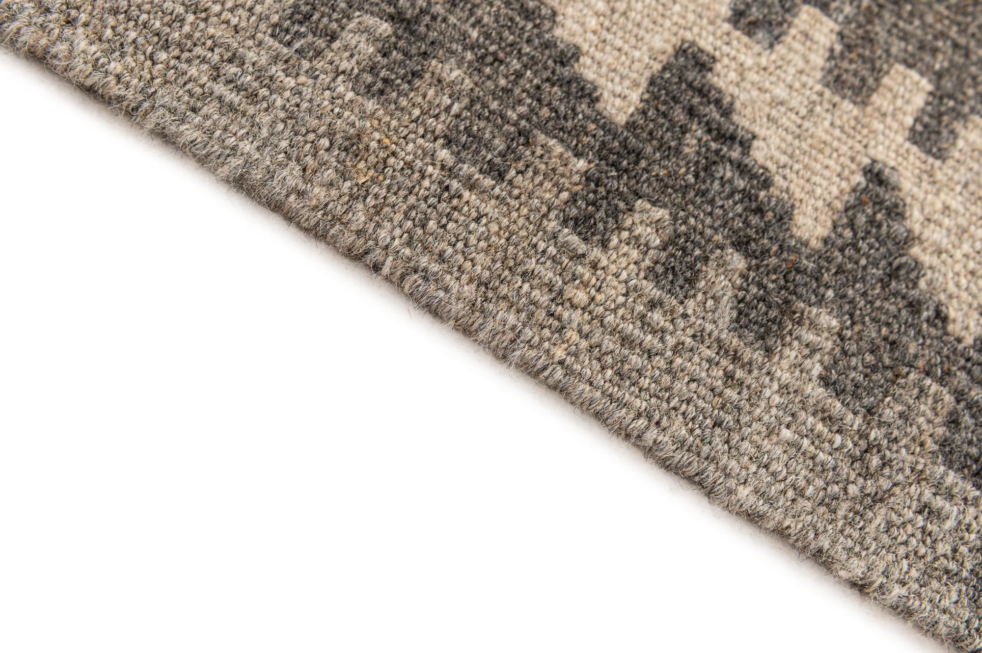 3' 6 x 5' Hand Woven Kilim Maymana Wool Rug