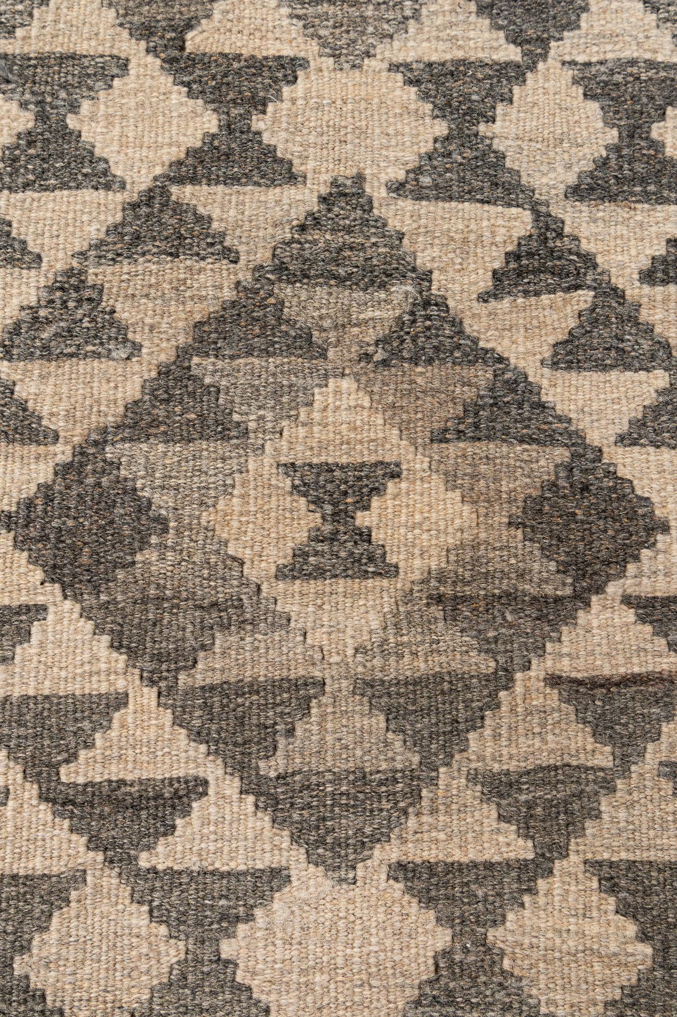 3' 6 x 5' Hand Woven Kilim Maymana Wool Rug