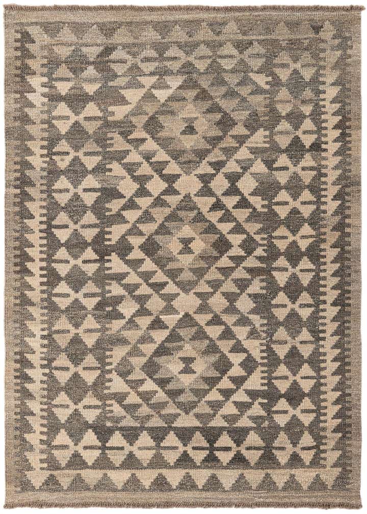3' 6 x 5' Hand Woven Kilim Maymana Wool Rug