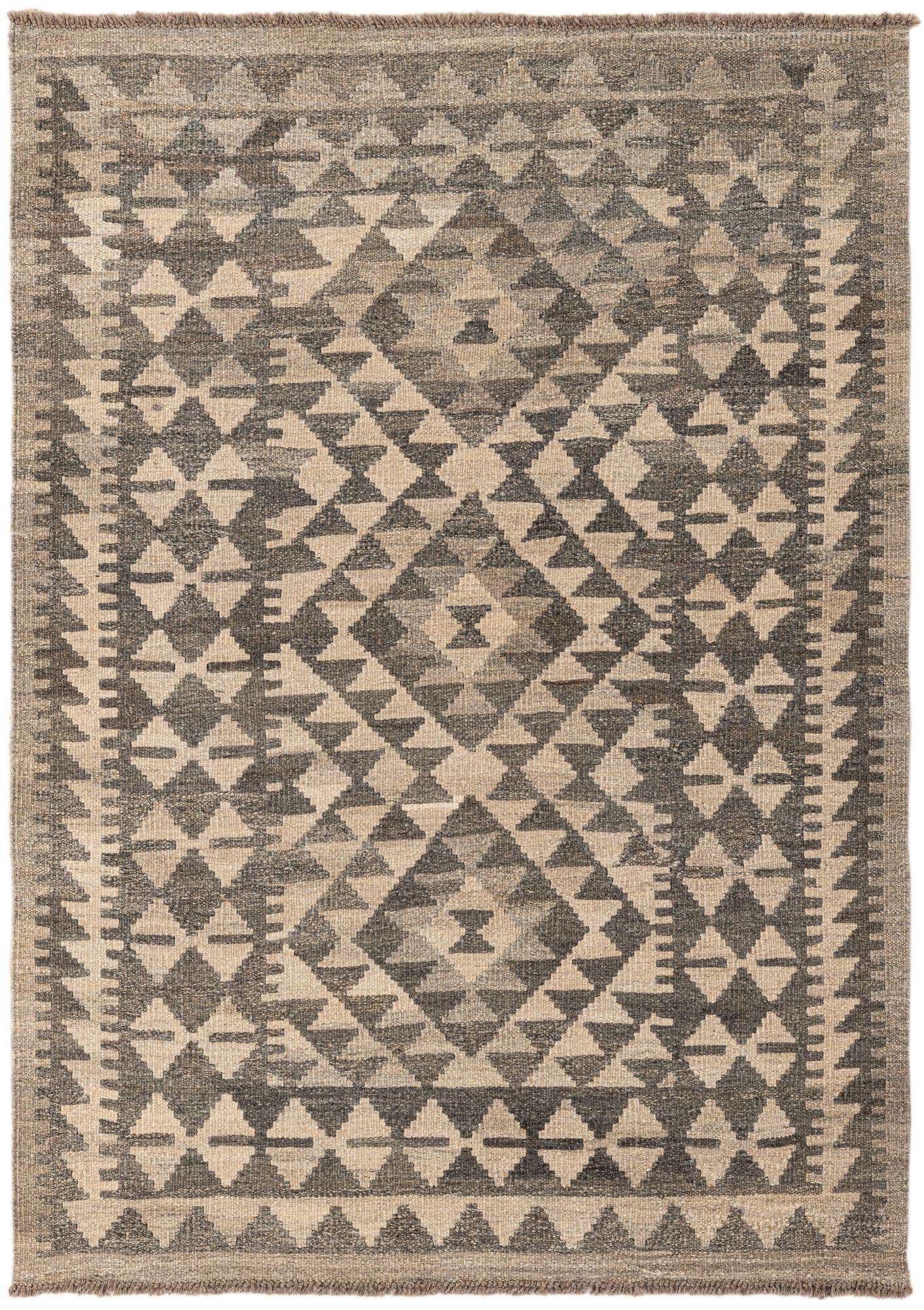 3' 6 x 5' Hand Woven Kilim Maymana Wool Rug