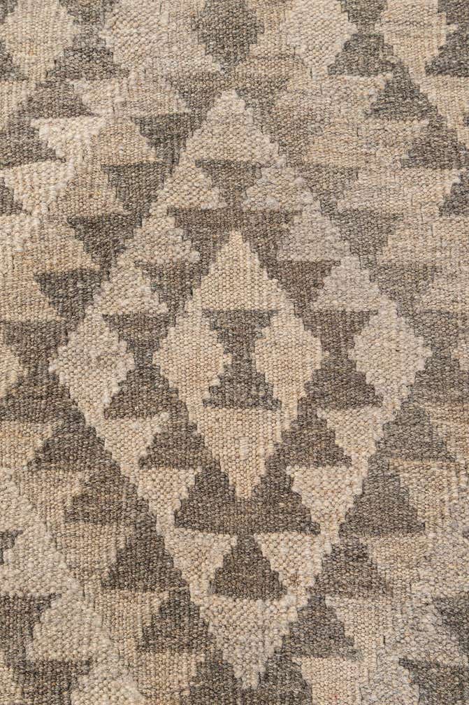 3' 7 x 4' 10 Hand Woven Kilim Maymana Wool Rug