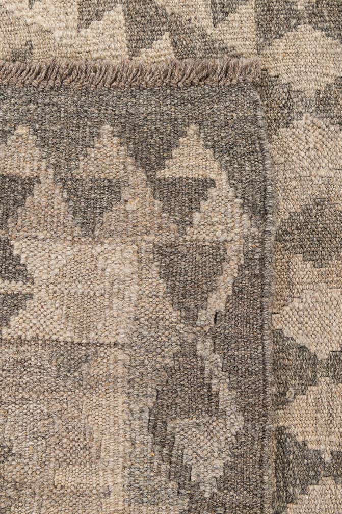 3' 7 x 4' 10 Hand Woven Kilim Maymana Wool Rug