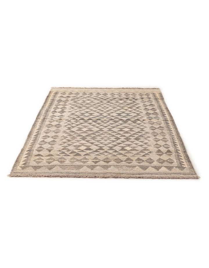 3' 6 x 5' 2 Hand Woven Kilim Maymana Wool Rug