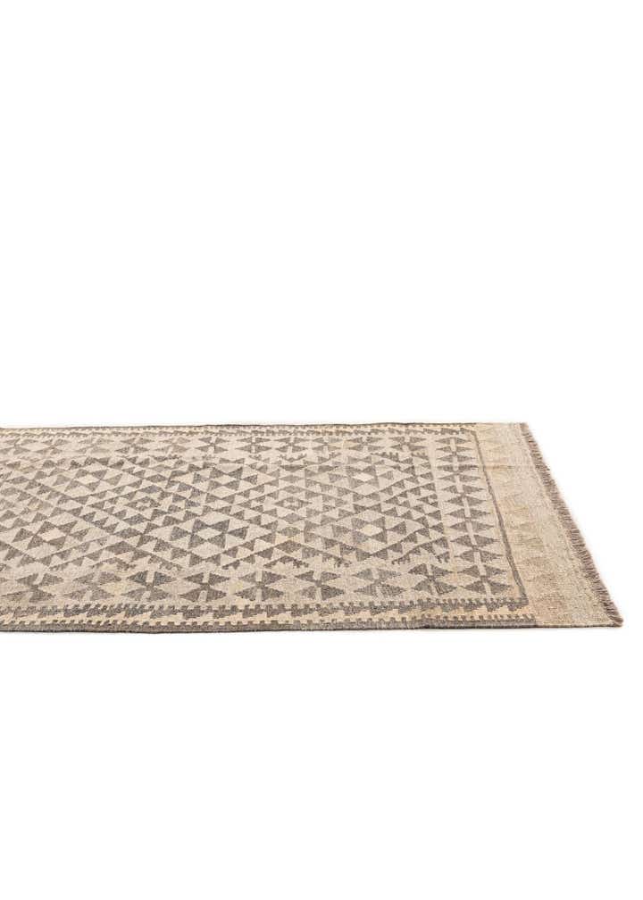 3' 6 x 5' 2 Hand Woven Kilim Maymana Wool Rug