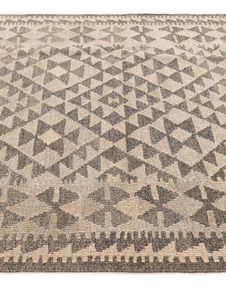 Detail image of 3' 6 x 5' 2  Hand Woven Kilim Maymana Wool Rug