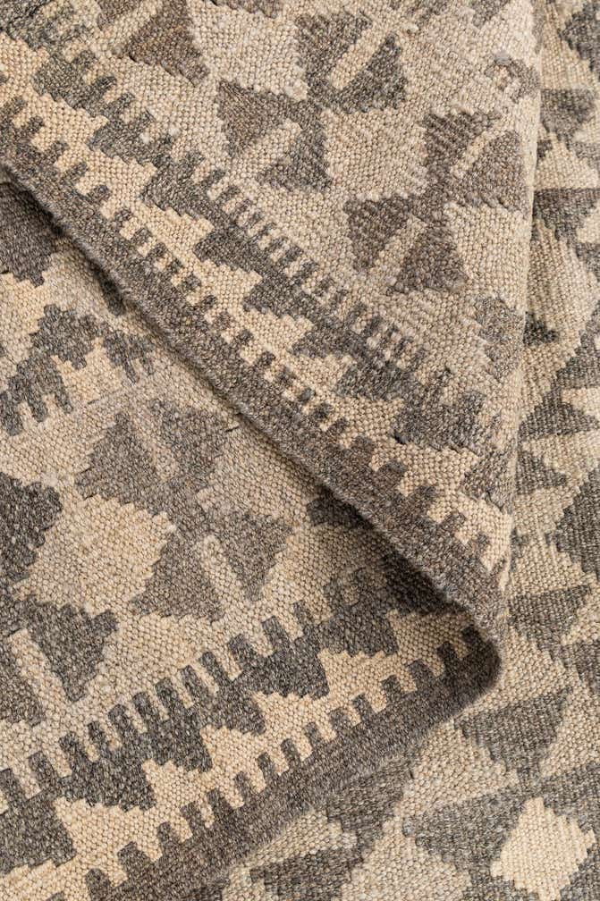 3' 6 x 5' 2 Hand Woven Kilim Maymana Wool Rug