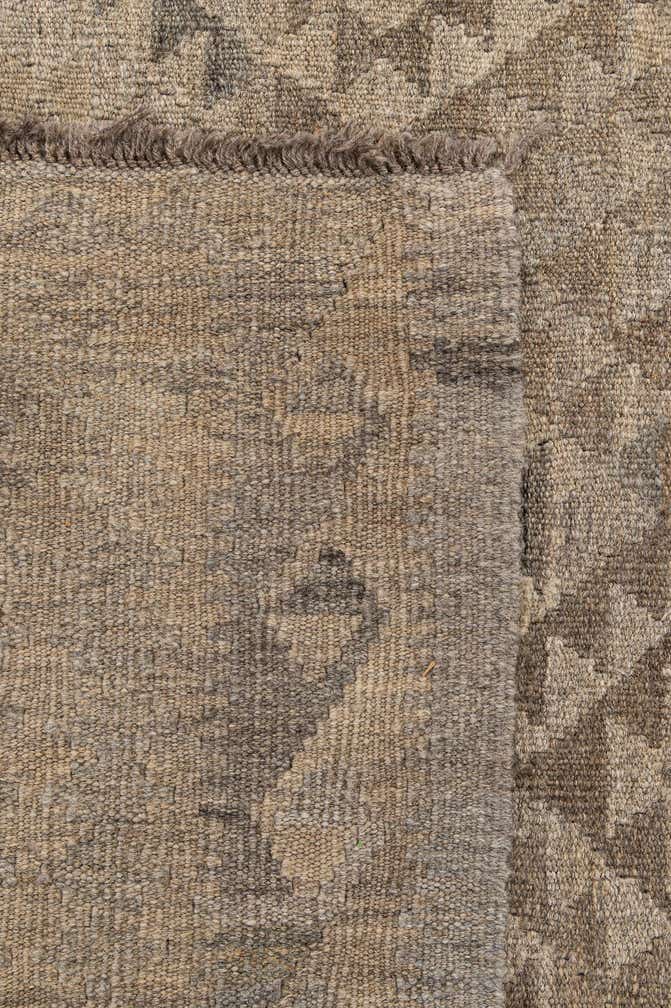 4' x 5' 10 Hand Woven Kilim Maymana Wool Rug