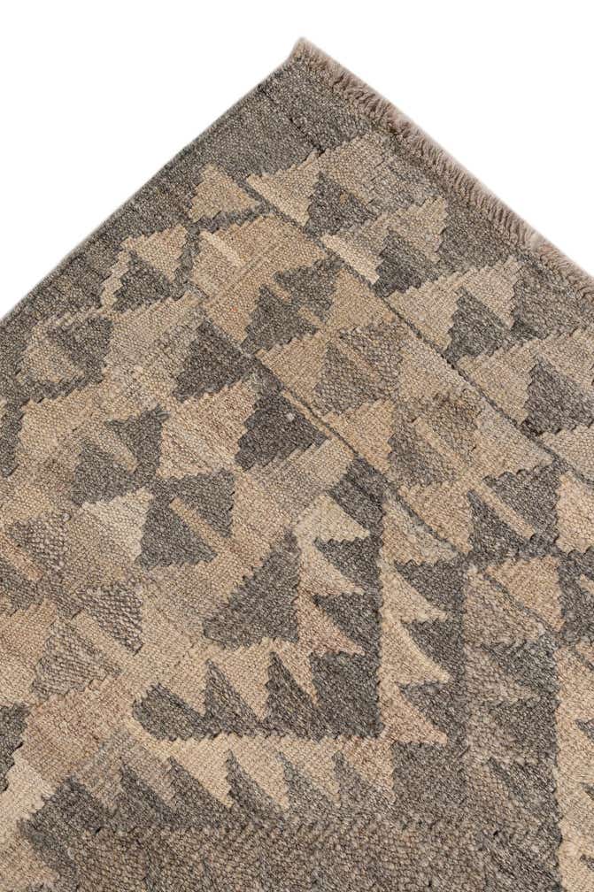 4' x 6' 1 Hand Woven Kilim Maymana Wool Rug