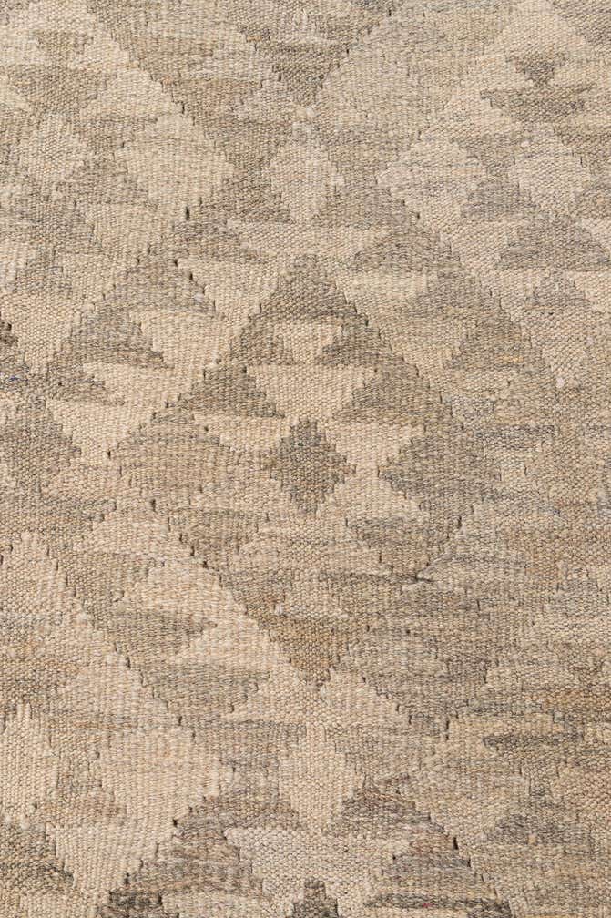 4' x 6' Hand Woven Kilim Maymana Wool Rug