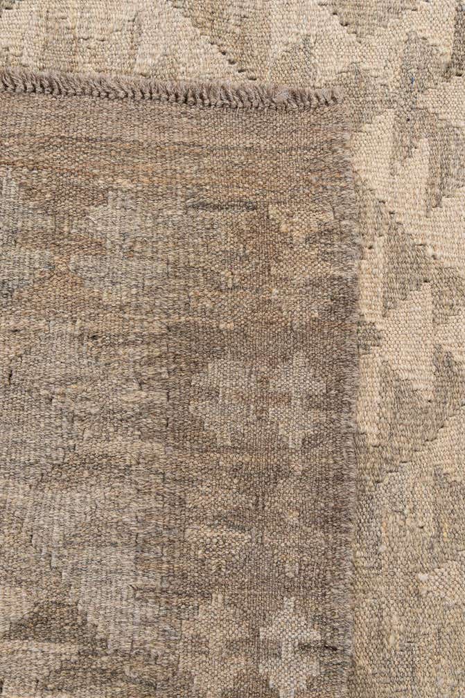 4' x 6' Hand Woven Kilim Maymana Wool Rug