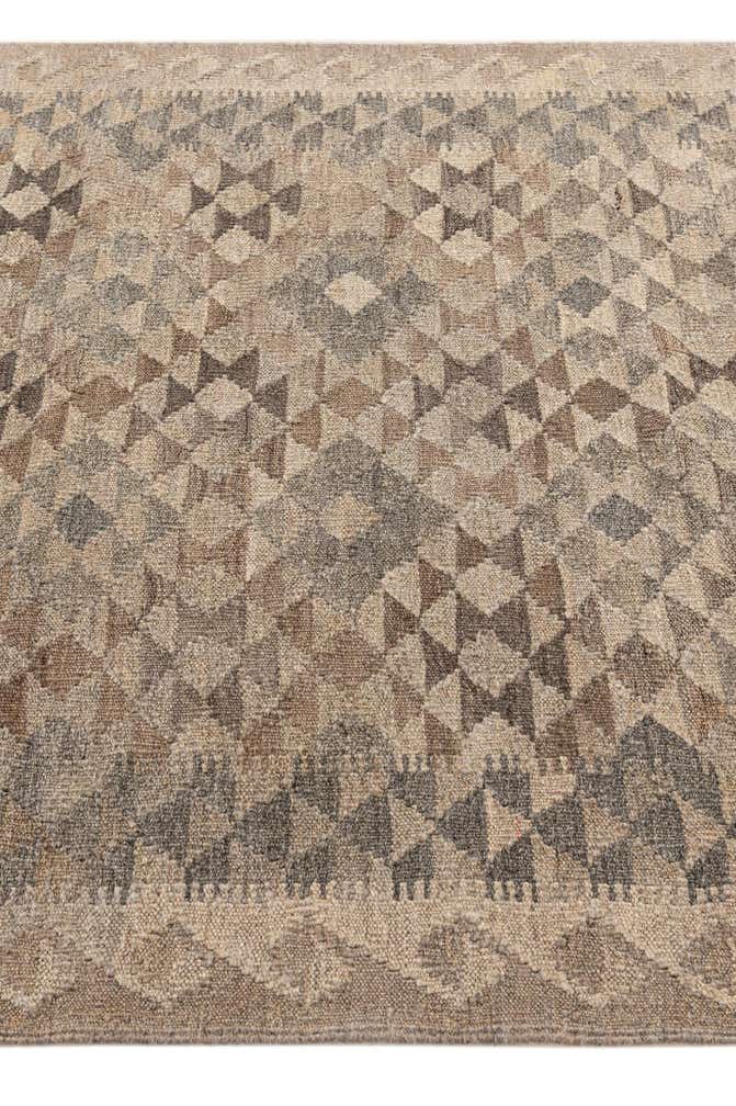 3' 10 x 5' 10 Hand Woven Kilim Maymana Wool Rug