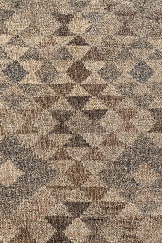 3' 10 x 5' 10 Hand Woven Kilim Maymana Wool Rug