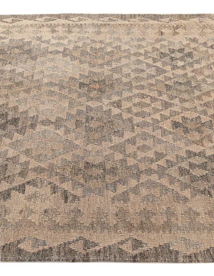 Detail image of 4' x 5' 11  Hand Woven Kilim Maymana Wool Rug