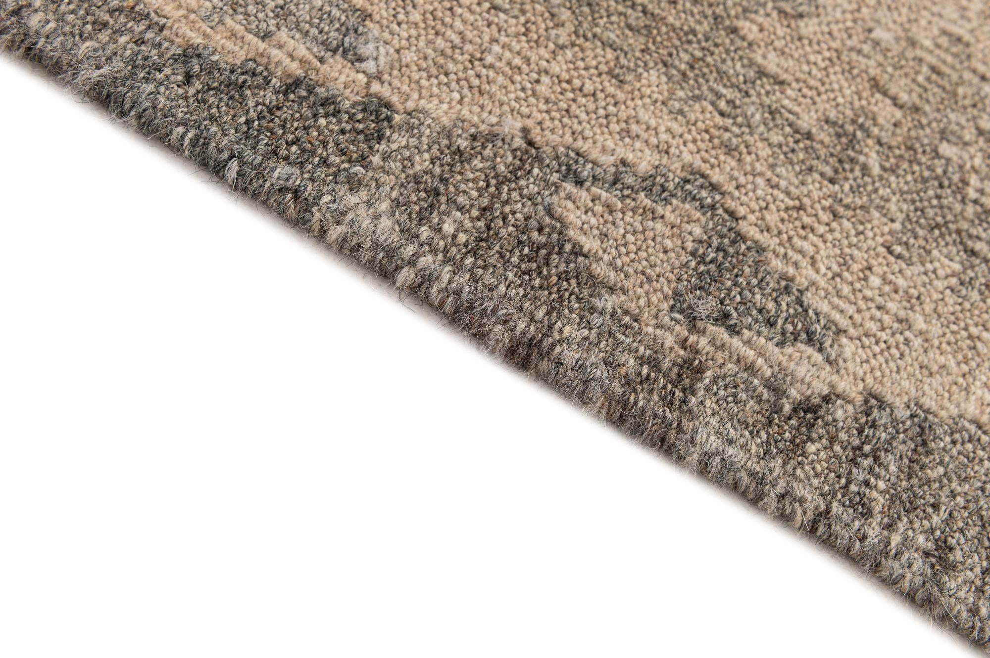 4' x 5' 11 Hand Woven Kilim Maymana Wool Rug