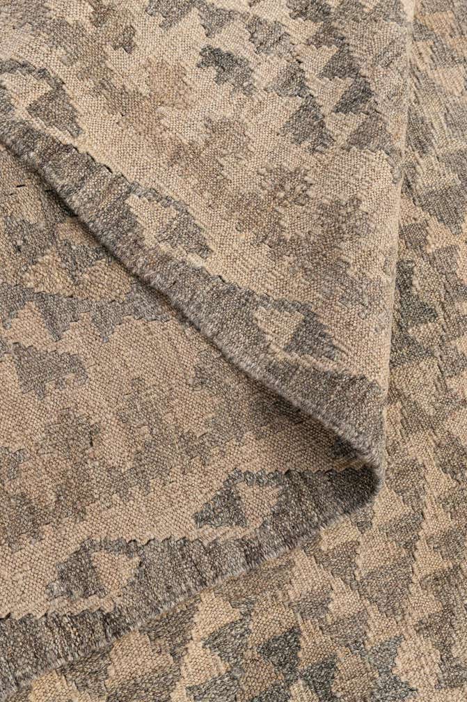 4' x 5' 11 Hand Woven Kilim Maymana Wool Rug