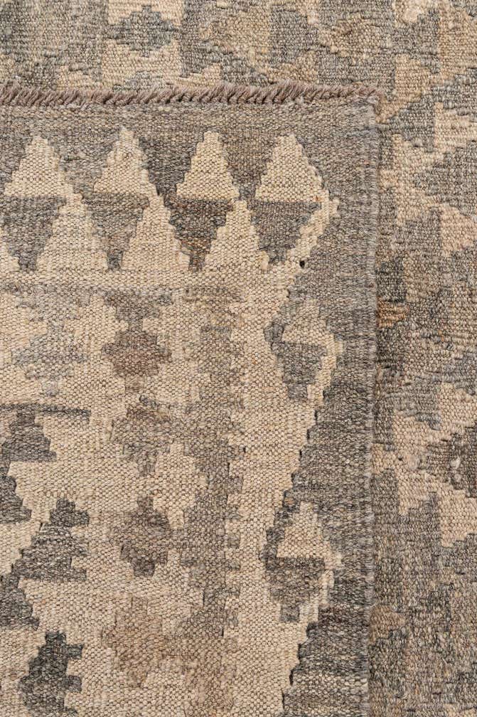 4' x 5' 11 Hand Woven Kilim Maymana Wool Rug