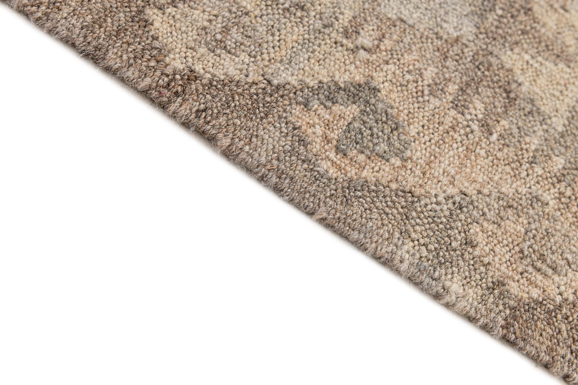 3' 10 x 5' 10 Hand Woven Kilim Maymana Wool Rug