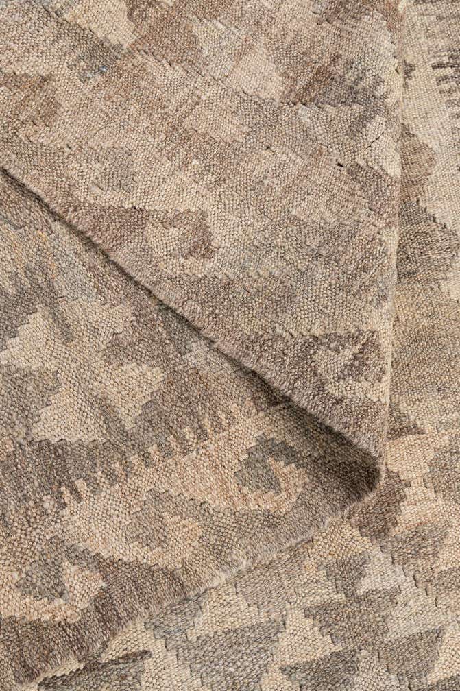 3' 10 x 5' 10 Hand Woven Kilim Maymana Wool Rug