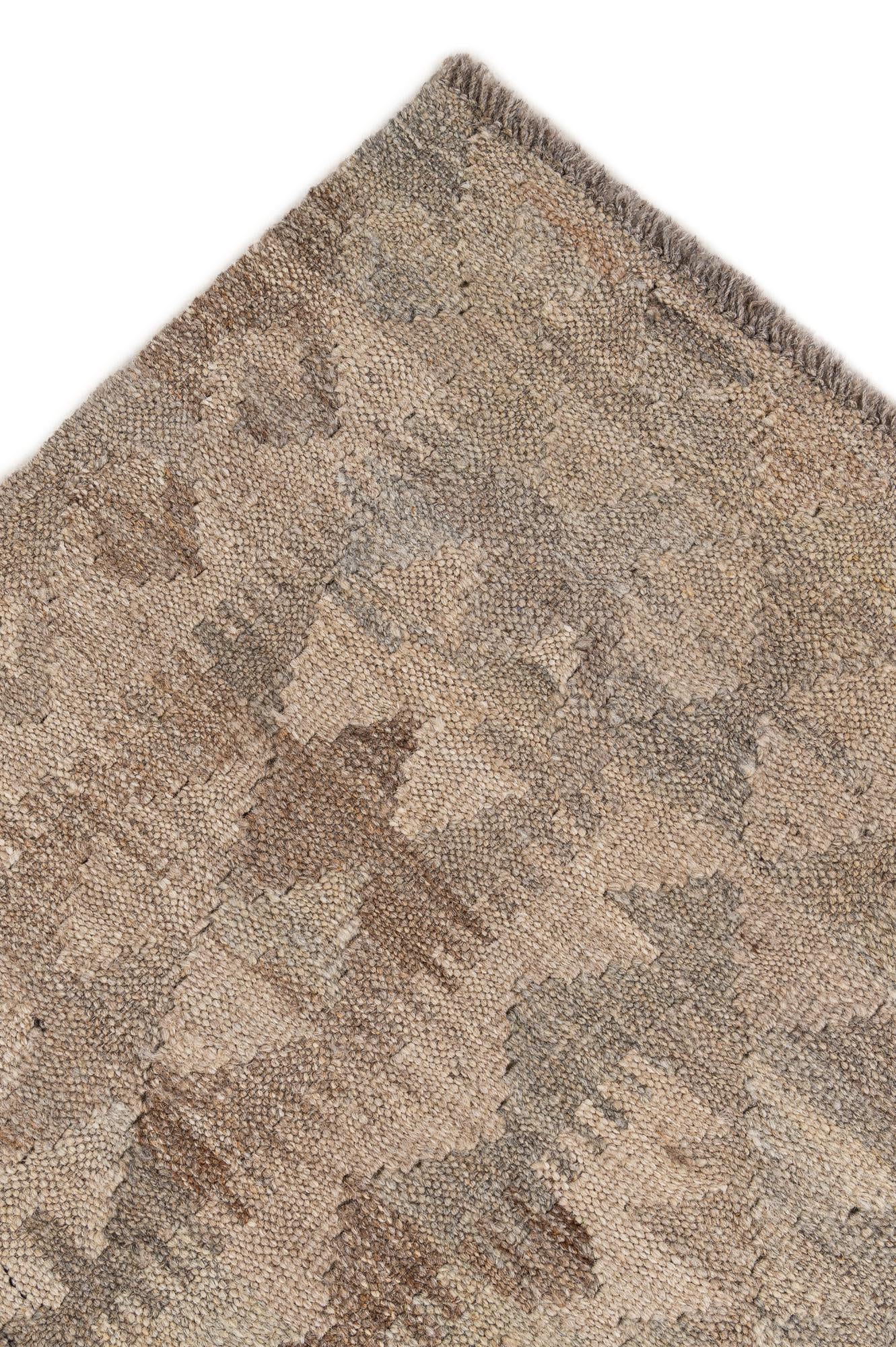 3' 10 x 5' 10 Hand Woven Kilim Maymana Wool Rug