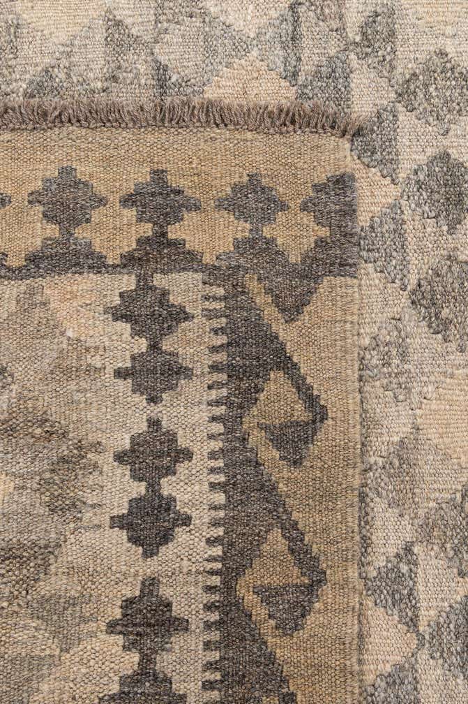 3' 11 x 6' Hand Woven Kilim Maymana Wool Rug