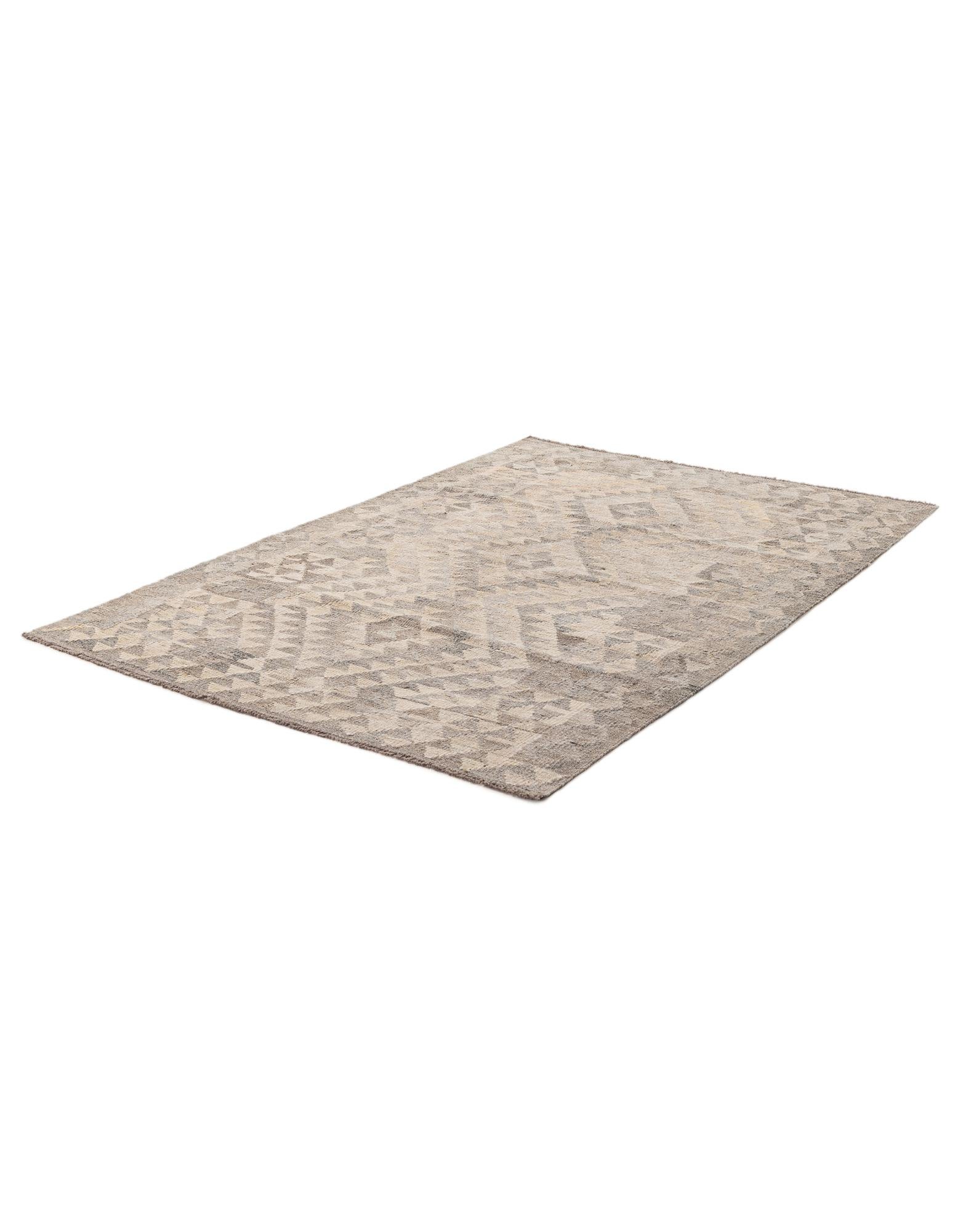 3' 11 x 6' Kilim Maymana Wool Rug