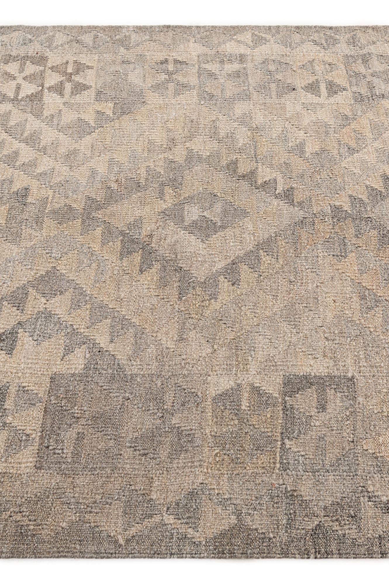 3' 11 x 6' Kilim Maymana Wool Rug
