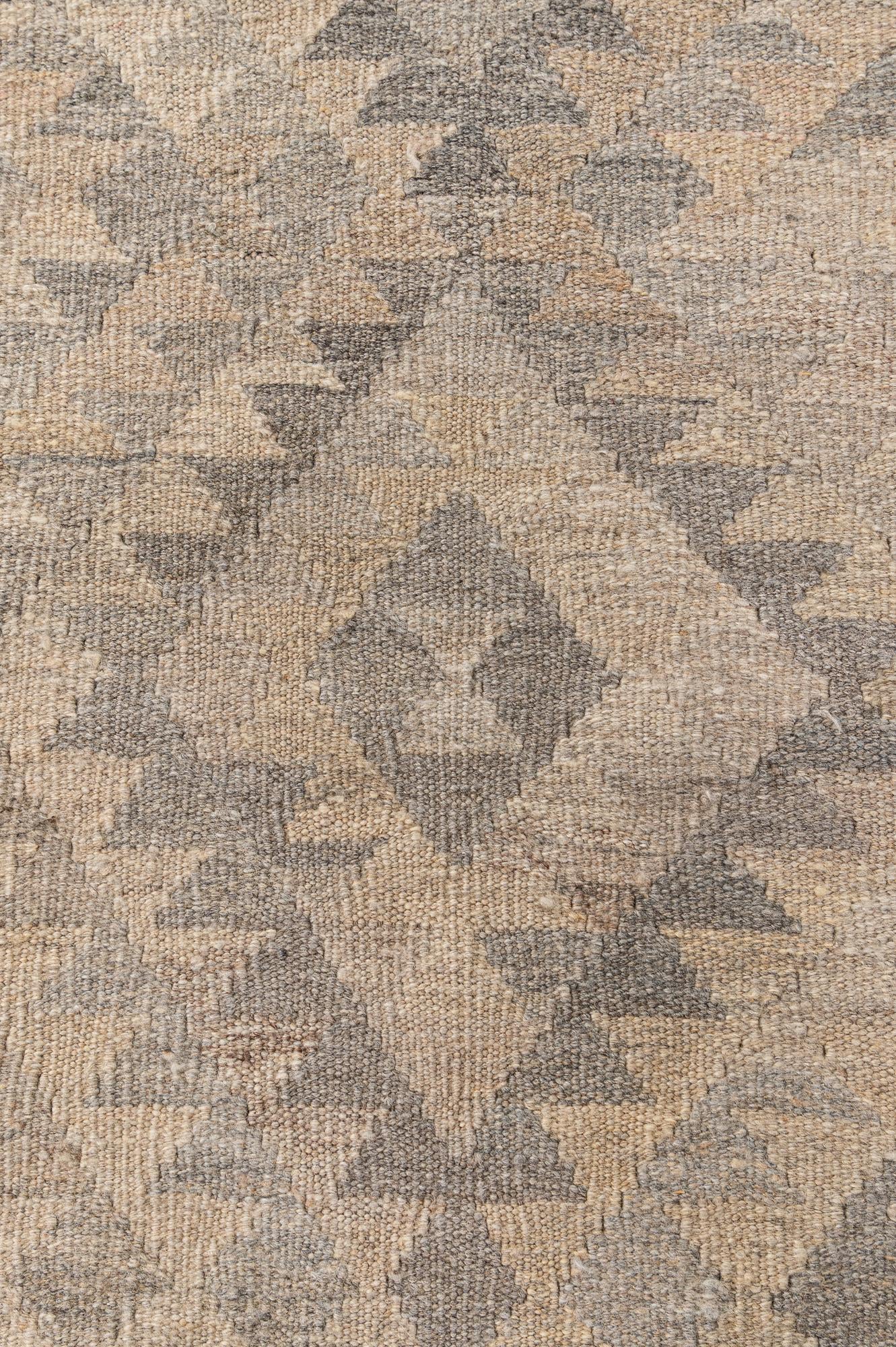 3' 11 x 6' Kilim Maymana Wool Rug