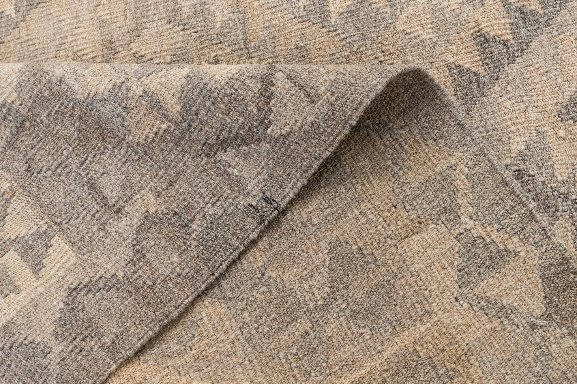 3' 11 x 6' Kilim Maymana Wool Rug