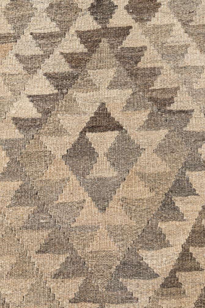 4' x 5' 11 Hand Woven Kilim Maymana Wool Rug