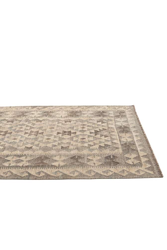 4' x 5' 11 Hand Woven Kilim Maymana Wool Rug