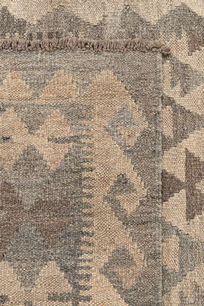 4' x 5' 11 Hand Woven Kilim Maymana Wool Rug