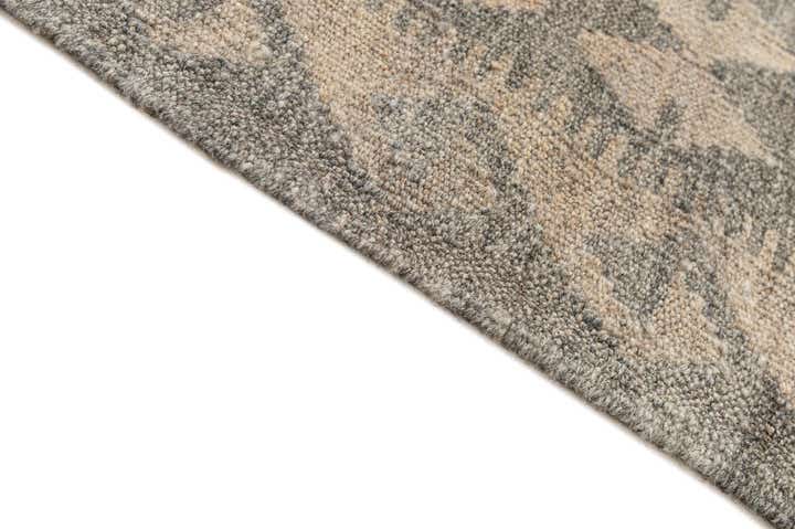 4' x 6' 1 Hand Woven Kilim Maymana Wool Rug