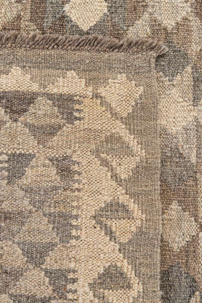 3' 11 x 5' 10 Hand Woven Kilim Maymana Wool Rug