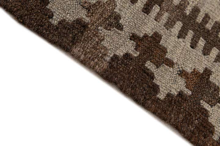 3' 10 x 6' Hand Woven Kilim Maymana Wool Rug