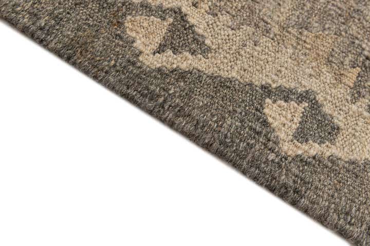 4' 1 x 6' Hand Woven Kilim Maymana Wool Rug