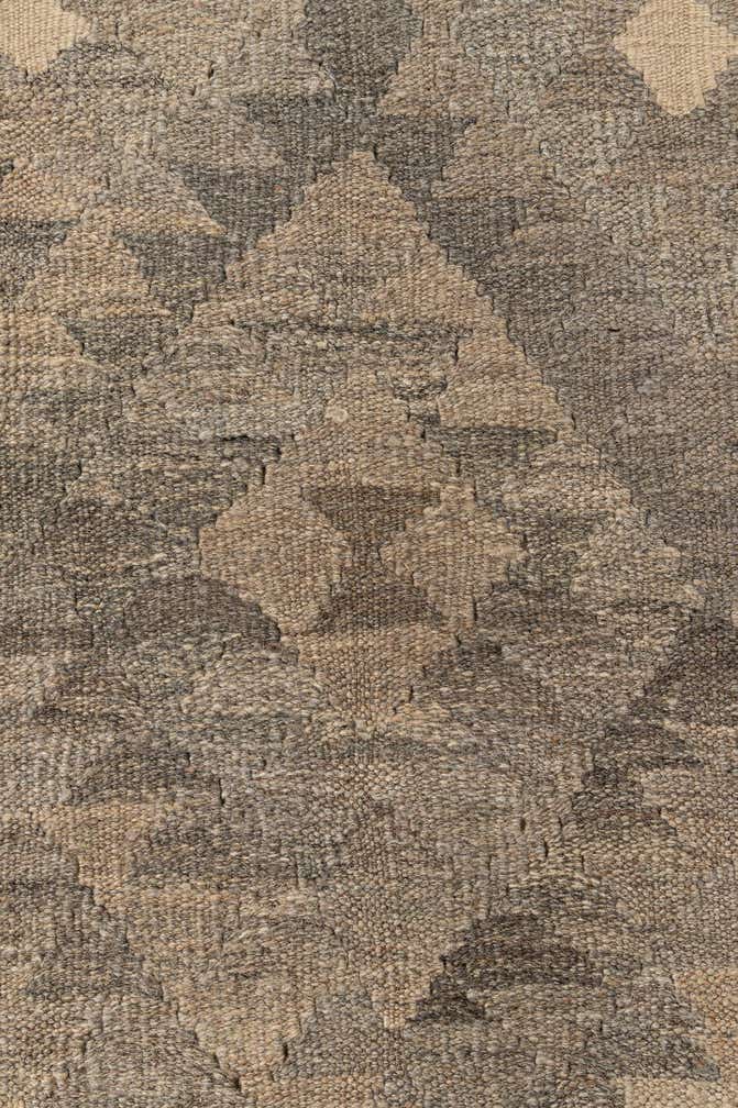 4' 1 x 6' Hand Woven Kilim Maymana Wool Rug